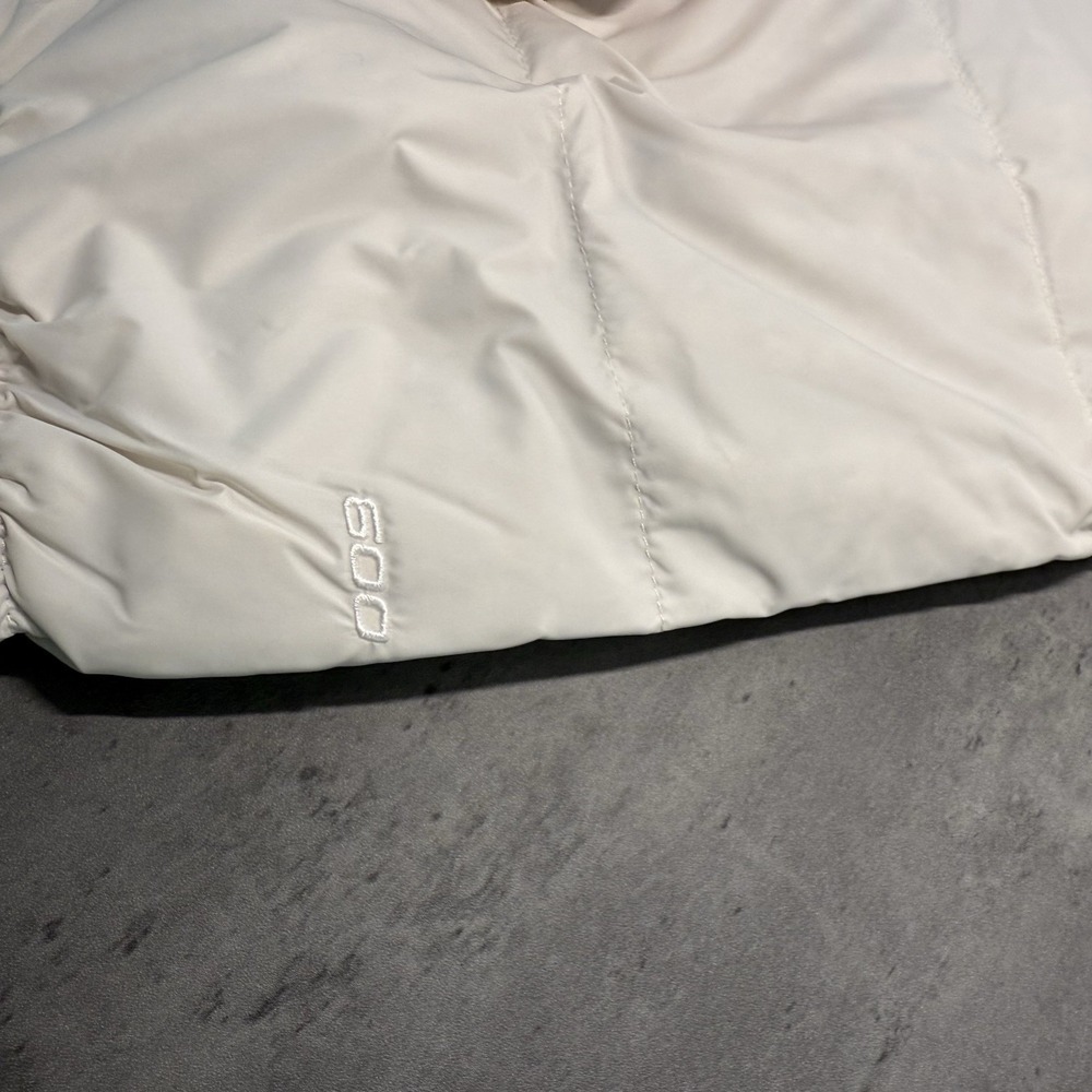 The North Face Puffer Jacket Womens 2XL XXL White Hydrenalite 600 Down Crop Fit - Picture 8 of 15